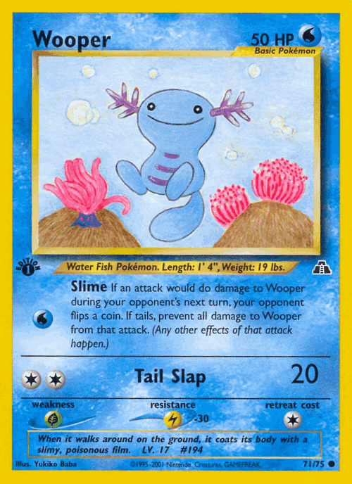 Wooper 71, Neo Discovery