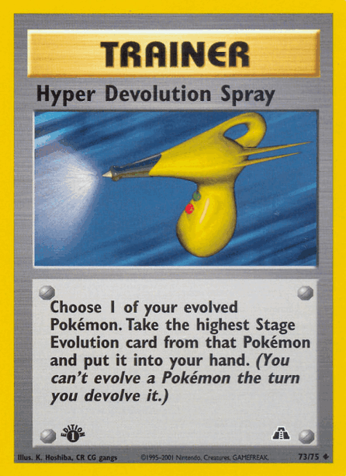 Hyper Devolution Spray 73, Neo Discovery
