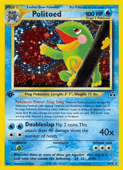 Politoed Pokémon TCG card art