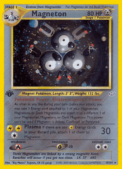 Magneton Pokémon TCG card art
