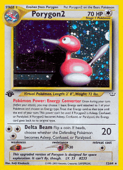 Porygon2 Pokémon TCG card art
