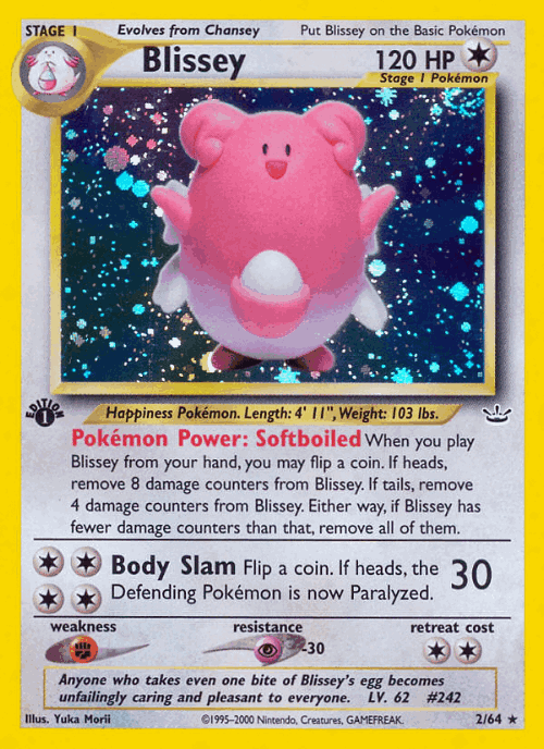 Blissey Pokémon TCG card art