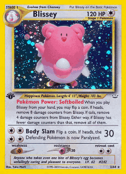 Blissey Pokémon TCG card art
