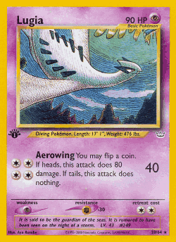 Lugia Pokémon TCG card art