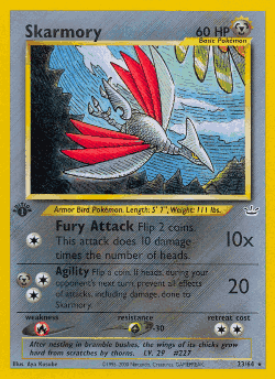 Skarmory Pokémon TCG card art