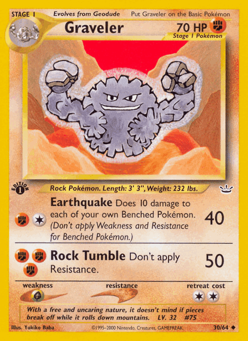 Graveler 30, Neo Revelation