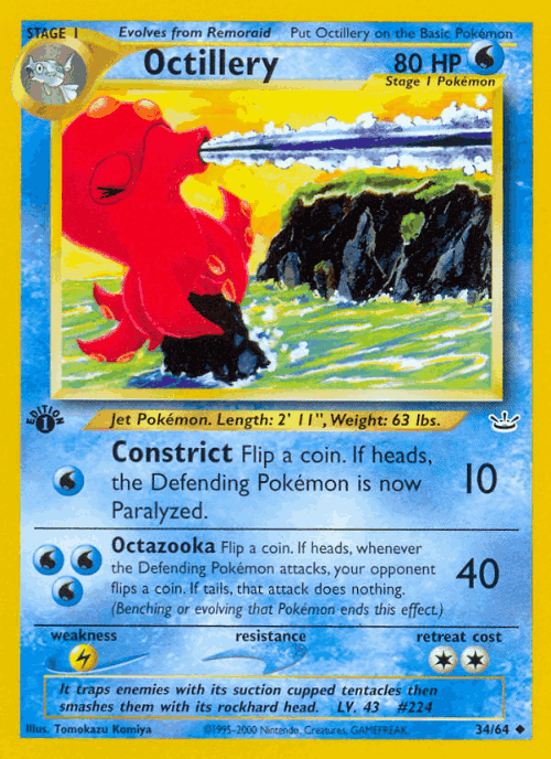 Octillery 34, Neo Revelation