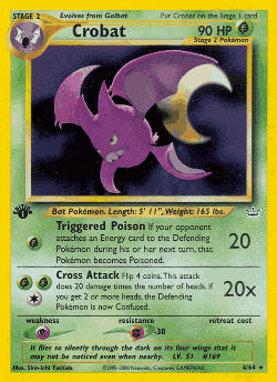 Crobat Pokémon TCG card art