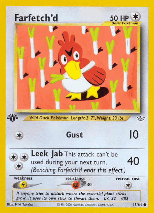 Farfetch'd 43, Neo Revelation