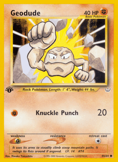 Geodude 44, Neo Revelation