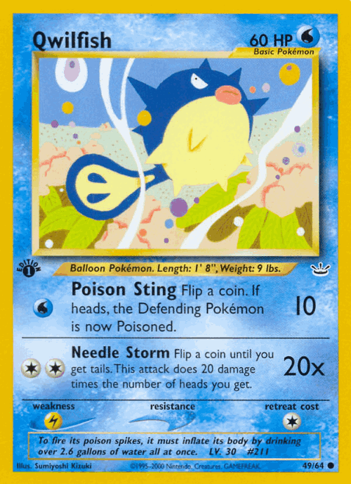 Qwilfish 49, Neo Revelation