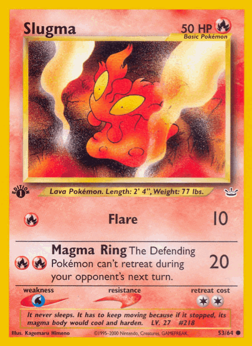 Slugma 53, Neo Revelation