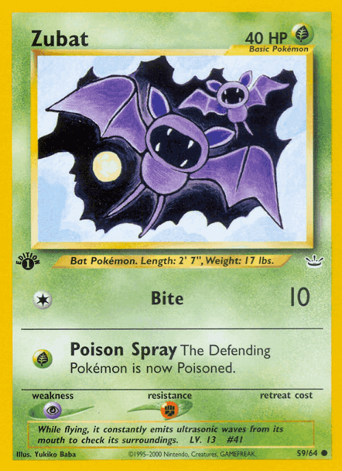 Zubat 59, Neo Revelation