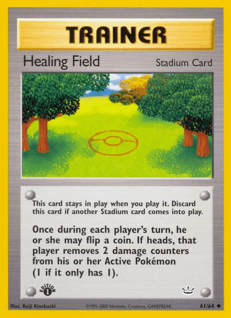 Healing Field #61 from Neo Revelation - Uncommon - Illustrated by Keiji Kinebuchi