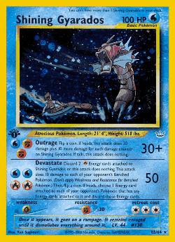 Shining Gyarados card art