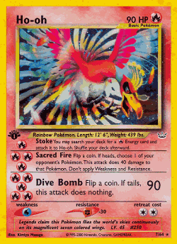 Ho-oh Pokémon TCG card art