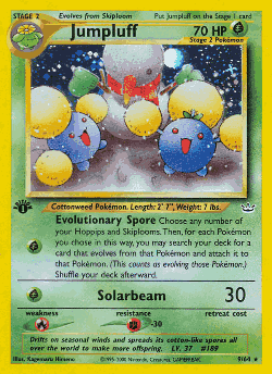 Jumpluff Pokémon TCG card art