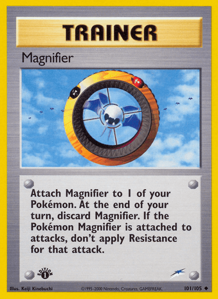 Magnifier #101 from Neo Destiny - Uncommon - Illustrated by Keiji Kinebuchi