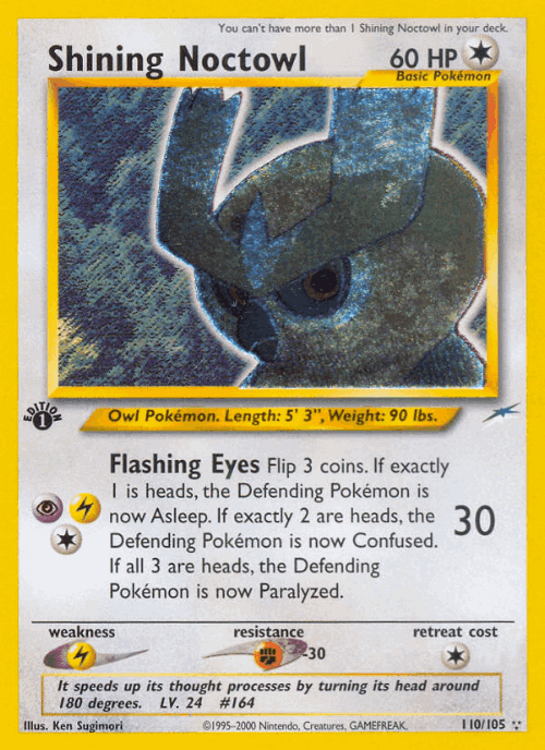 Shining Noctowl 110, Neo Destiny