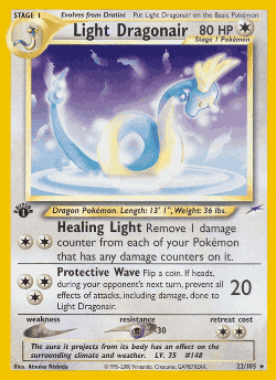 Light Dragonair Pokémon TCG card art
