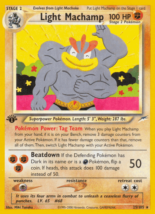 Light Machamp 25, Neo Destiny