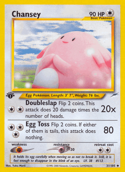 Chansey 31, Neo Destiny