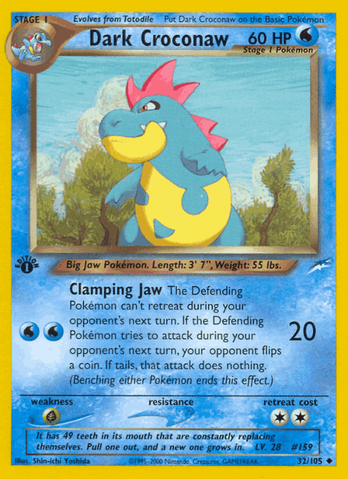 Dark Croconaw 32, Neo Destiny