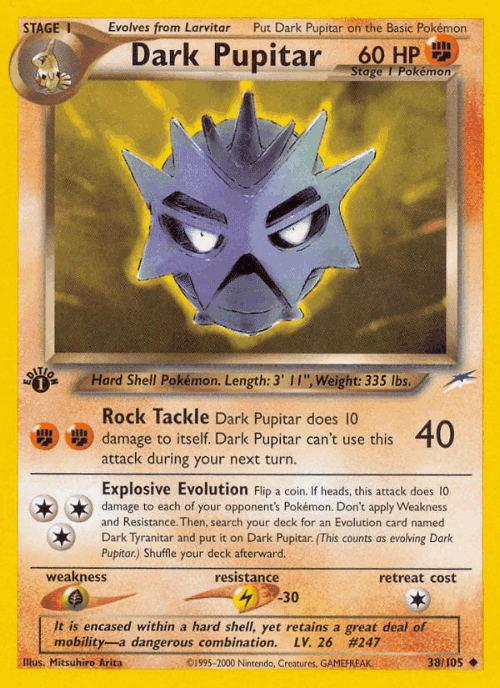 Dark Pupitar 38, Neo Destiny