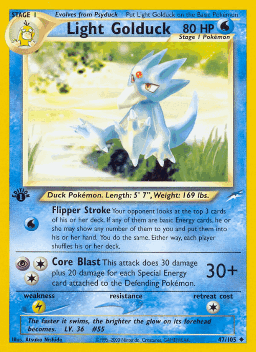 Light Golduck 47, Neo Destiny