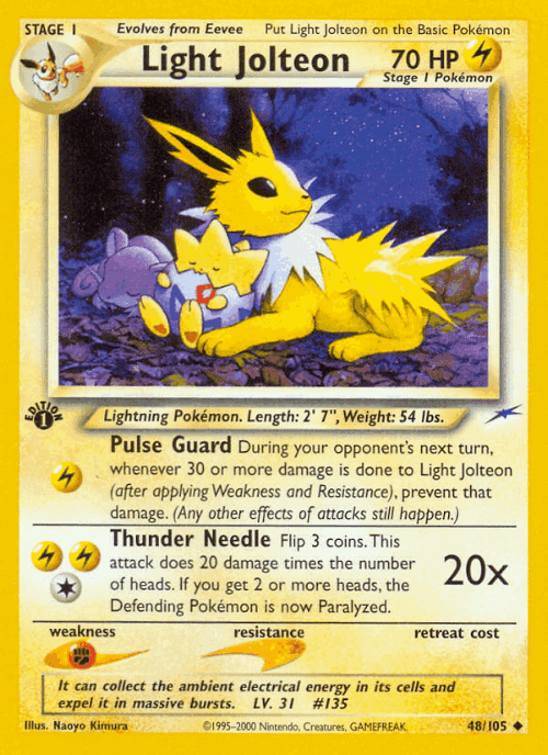 Light Jolteon 48, Neo Destiny