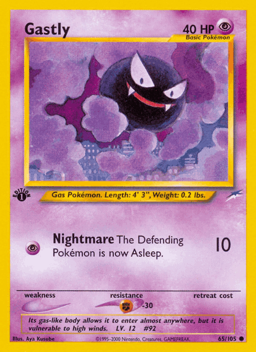 Gastly 65, Neo Destiny