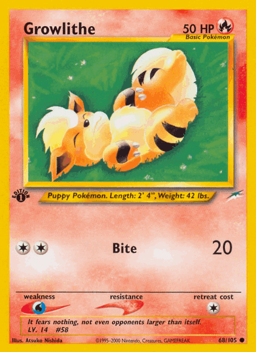 Growlithe 68, Neo Destiny