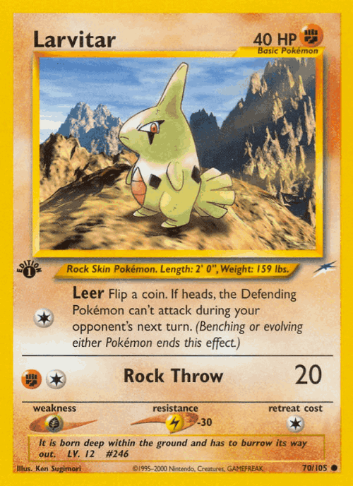Larvitar 70, Neo Destiny