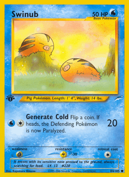 Swinub 84, Neo Destiny