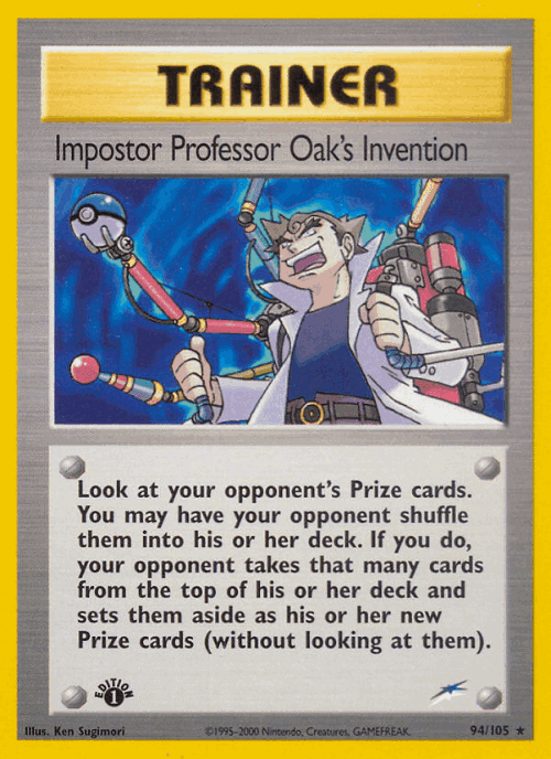 Impostor Professor Oak's Invention 94, Neo Destiny