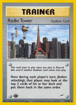 Radio Tower Pokémon TCG card art