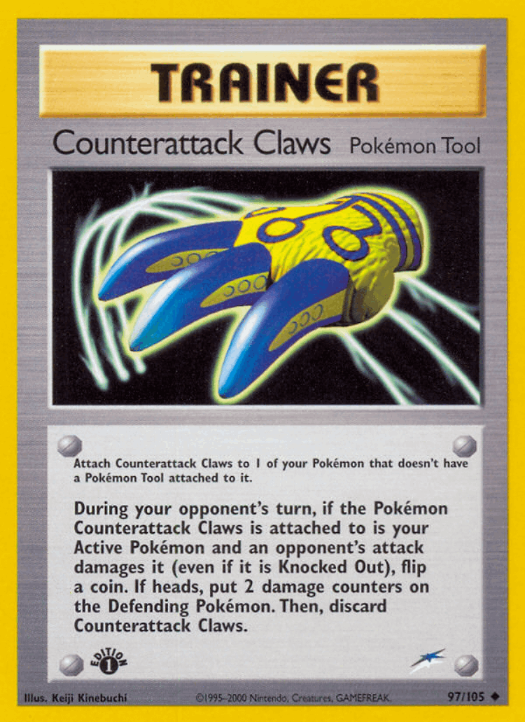 Counterattack Claws #97 from Neo Destiny - Uncommon - Illustrated by Keiji Kinebuchi