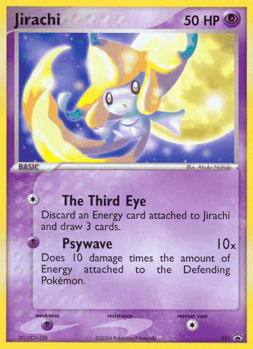 Jirachi Pokémon TCG card art
