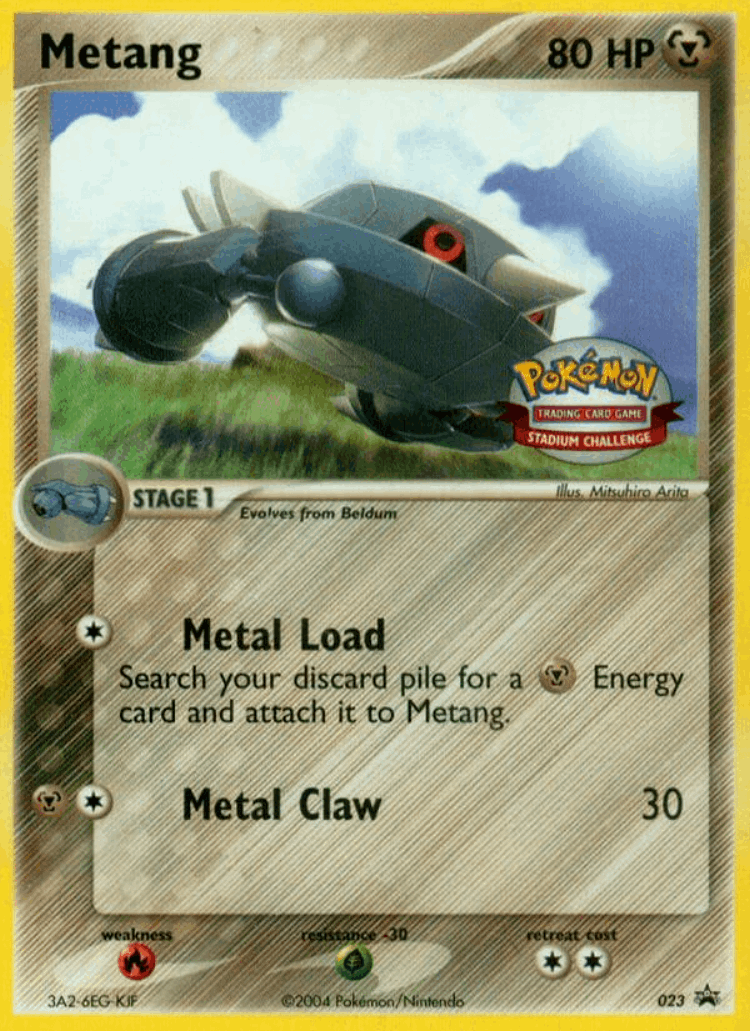 Metang #23 from Nintendo Black Star Promos - Promo - Illustrated by Mitsuhiro Arita