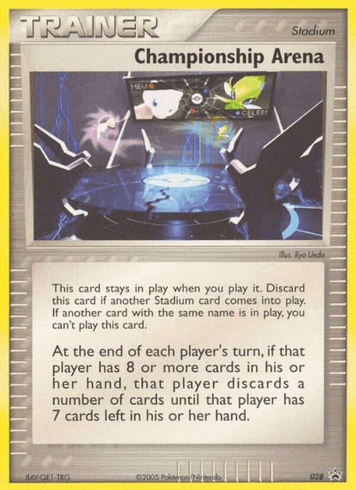 Championship Arena #28 from Nintendo Black Star Promos - Promo - Illustrated by Ryo Ueda