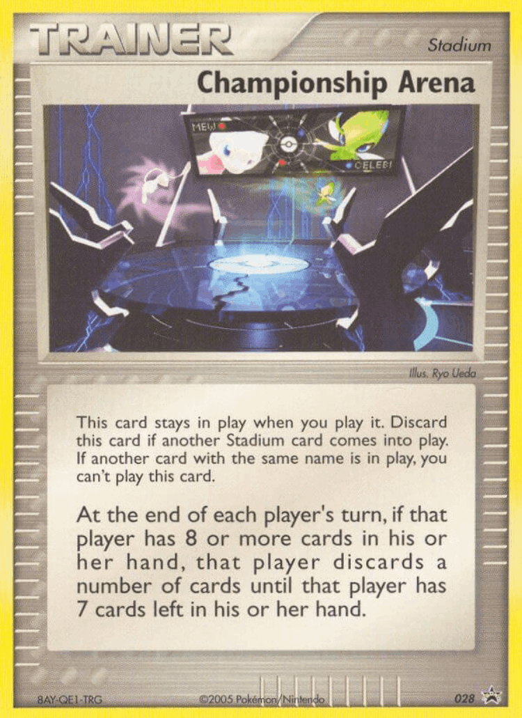 Championship Arena #28 from Nintendo Black Star Promos - Promo - Illustrated by Ryo Ueda