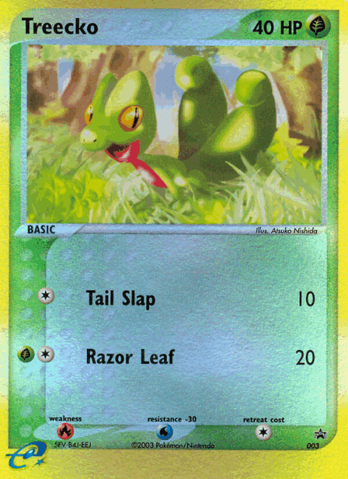 Treecko Pokémon TCG card art