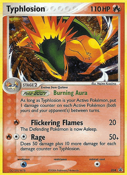 Typhlosion 34, Nintendo Black Star Promos