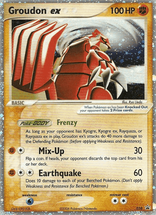 Groudon ex 38, Nintendo Black Star Promos