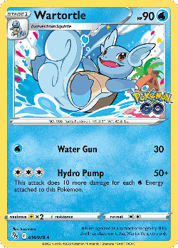 Wartortle Pokémon TCG card art