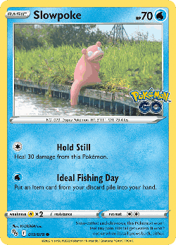 Slowpoke Pokémon TCG card art