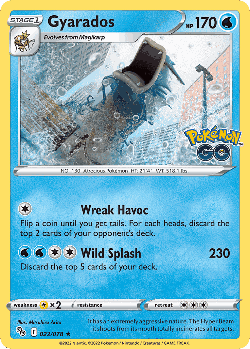 Gyarados Pokémon TCG card art