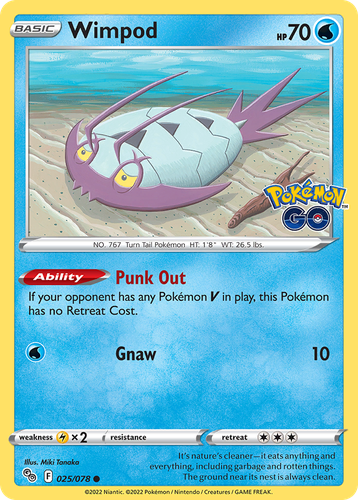 Wimpod 25, Pokémon GO