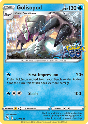 Golisopod 26, Pokémon GO