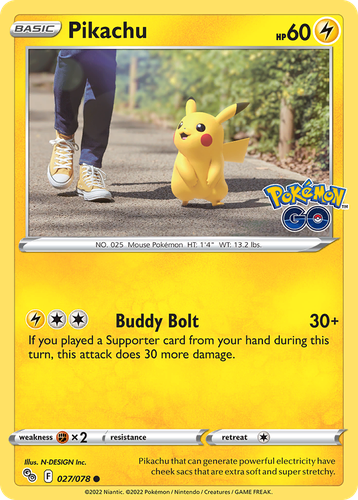 Pikachu 27, Pokémon GO